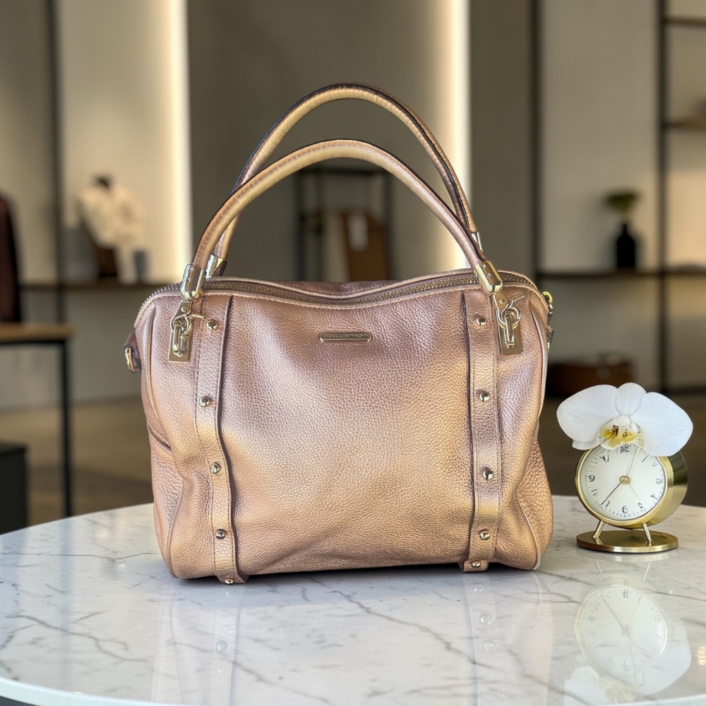Rebecca Minkoff Gold Cupid Satchel